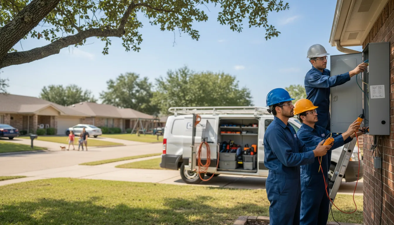 Certified electrician providing emergency electrical services in Wyoming, PA